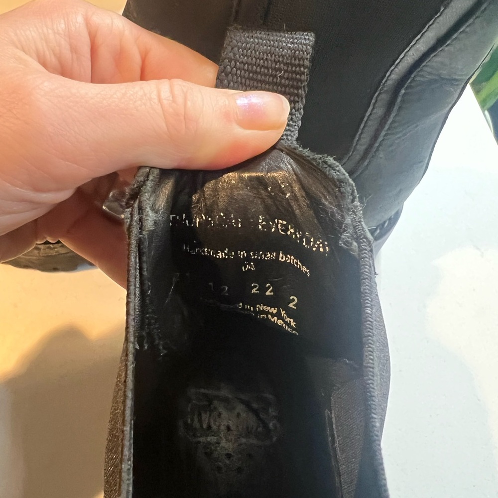 Thursday Boot Company Duchess Matte Black oiled leather size 5.5 - Picture 5 of 5